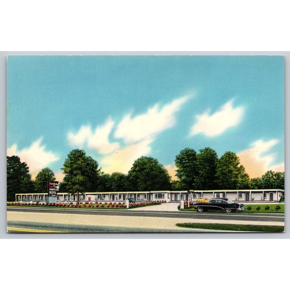 Vintage Postcard Monticello Motel Ulmers SC South Carolina US Highway 301 321